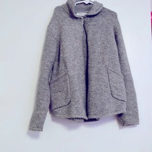 This is a cute fuzzy gray sweater form Zara kids!